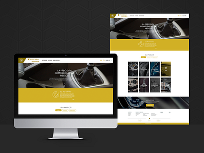 Automotive | Ficosa automobile automotive desktop home responsive ui ux website