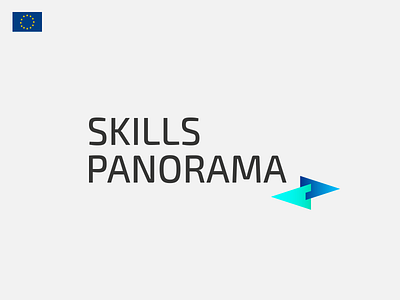 Logo | Skills Panorama branding design europe icon logo logodesign logotype technology typography