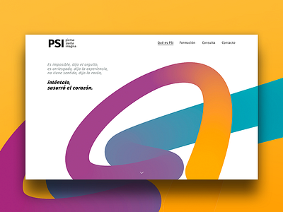 Psicology & Personal coach | PSI clean coach gradient home psicology responsive ui ux webdesign website