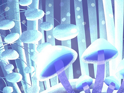 Snowed Mushroom