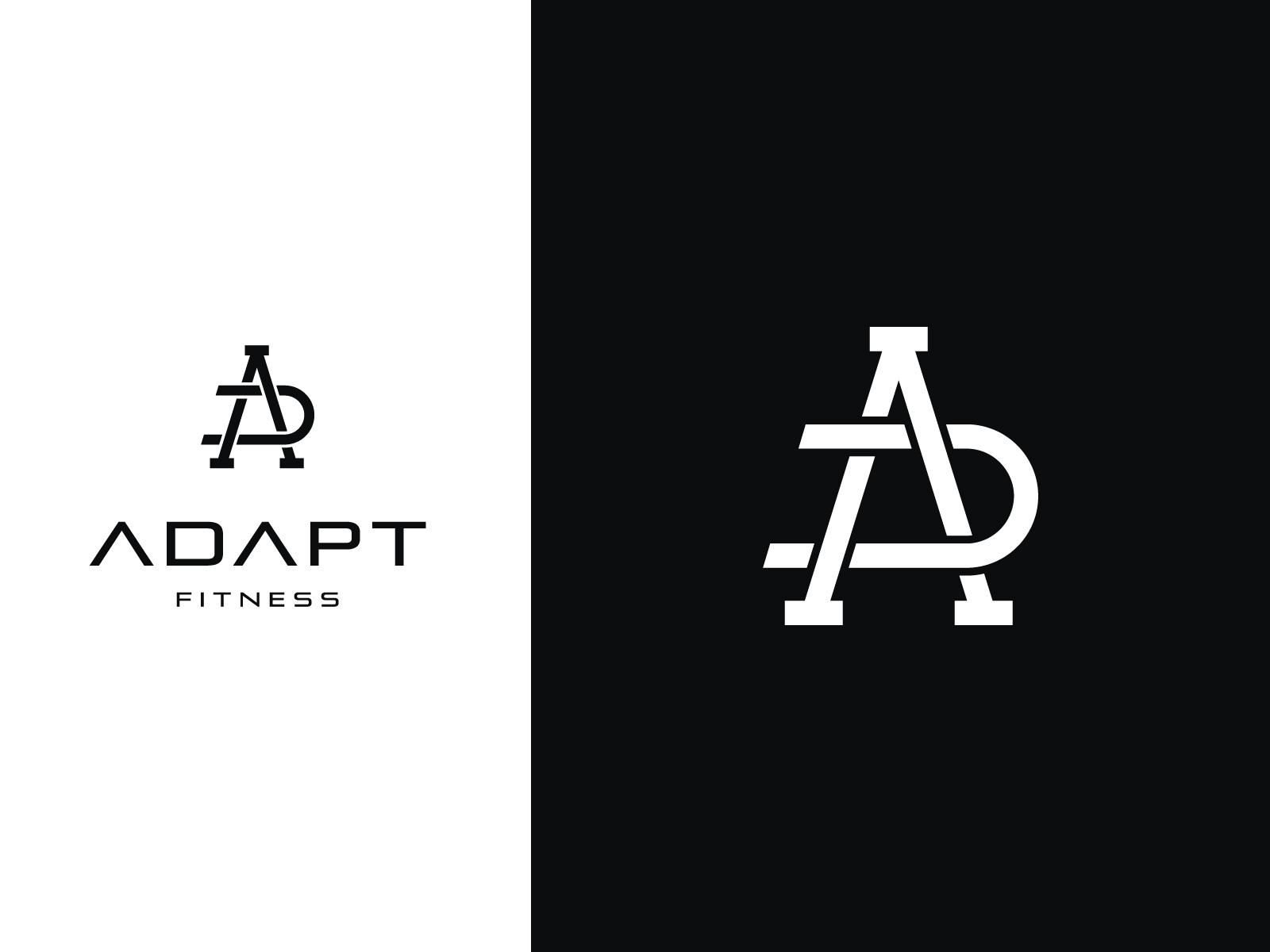 AD Monogram - Sports & Fitness Brand by Dhaval Adesara on Dribbble