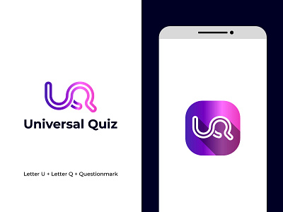 Universal Quiz - Logo Identity application branding gradient icon letter q logo logo design logo design branding logo designer logomark minimal monogram q logo questionmark quiz quiz app symbol ui ui design vector