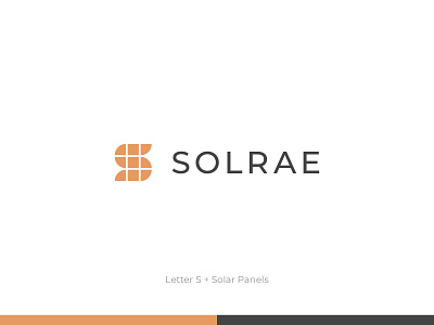 Solrae - Logo Identity brand identity branding concept flat furniture letter s lettermark logo logo design logo designer logo mark minimal monogram s logo s monogram solar solar panel startup