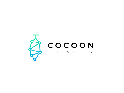 Cocoon Technology Logo Design available for hire brand identity branding cocoon concept concept art design flat gradient illustration logo logo design logo designer minimal minimalist symbol technology typography ui vector