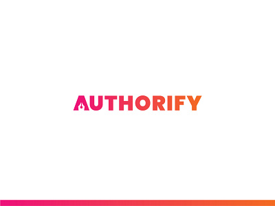 Authorify Logo Design a letter a logo author available for hire branding design flat gradient icon illustration illustrator logo logo design logo designer logomark minimal publishing house symbol ui writer