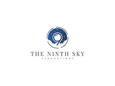 The Ninth Sky - Logo Identity branding camera logo concept conceptual design design flat icon logo logo design logo designer logosai minimal minimalism monogram negativespace photography simple symbol vector video production