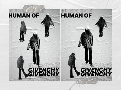 Human of Givenchy! design graphic design photoshop