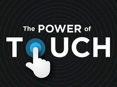 Power Of Touch Banner banner image infographic infographic banner marketing power power of touch touch