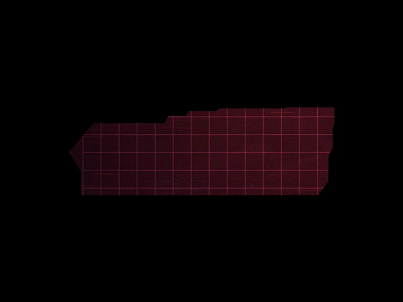 FUI Ship Alert Banner game alert game warning game banner after effects sci-fi. fui game animation animated gif warning alert banner