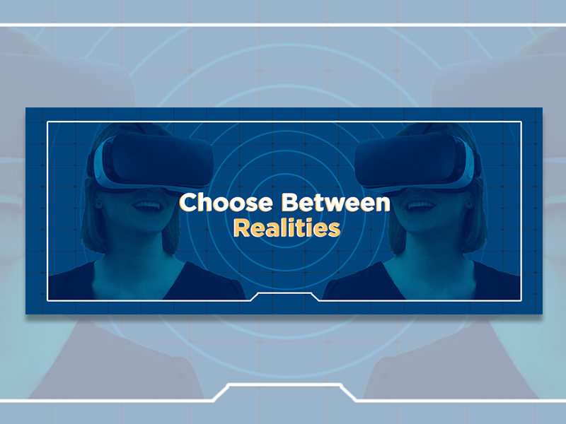 Banner for VR Blog Post banner design marketing banner marketing blog banner realities vr banner