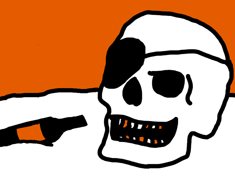 Seasonal Brewfest Illustration october beerfest poster skeleton psoter illustration poster beer skull skeleton brewfest beerfest