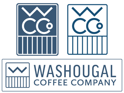 Washougal Coffee Company Branding branding coffee shop logo