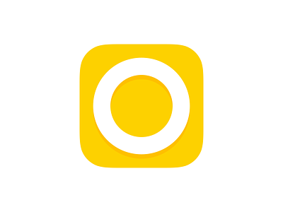 Over - App Icon app app icon clean ios keynote minimal mobile over yolo