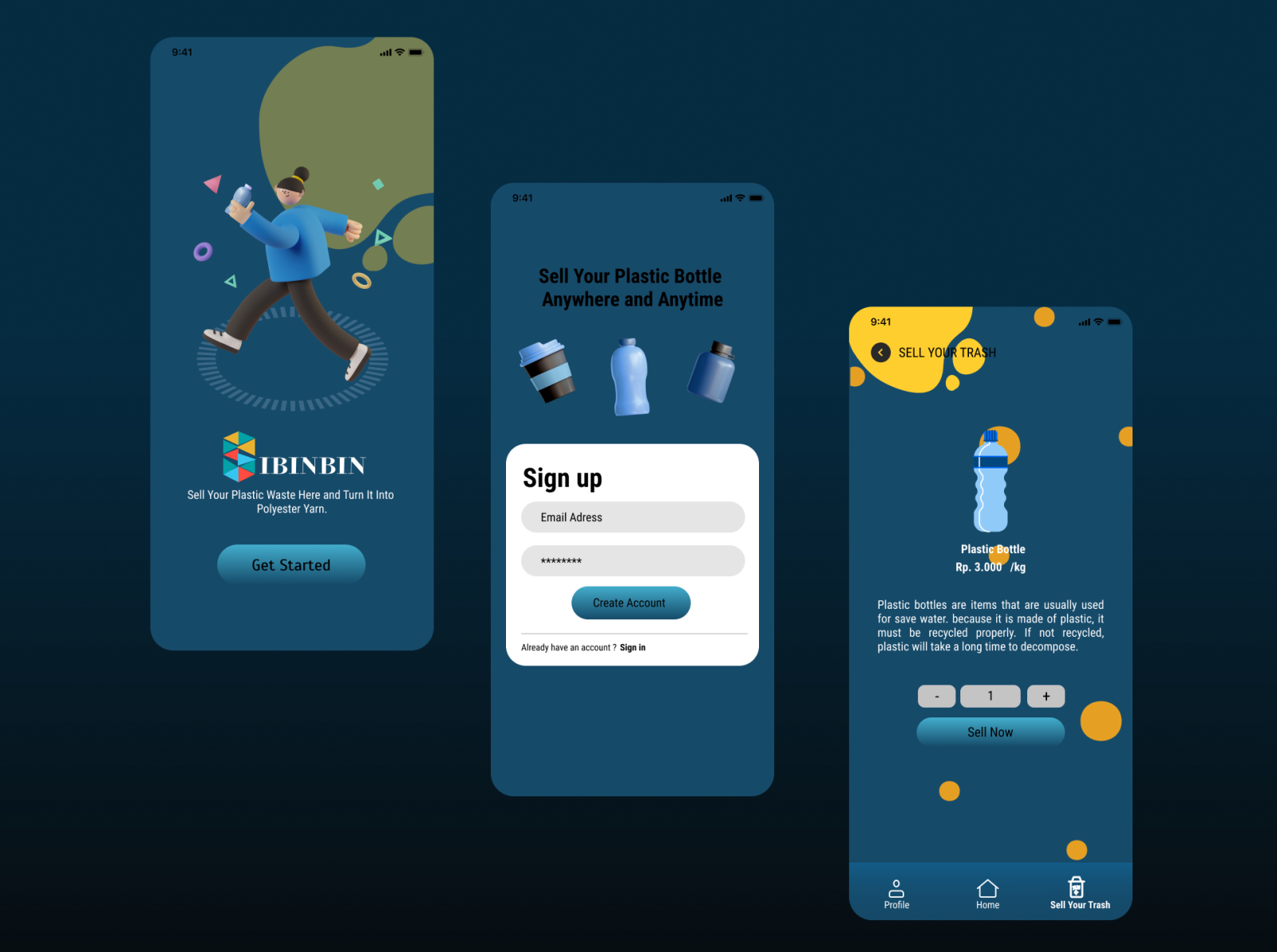 SIBINBIN Trash Management App By Sazzle Razzle On Dribbble sibinbin-trash-management-app-by-sazzle-razzle-on-dribbble