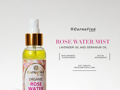 Organic Rose Water  Mist