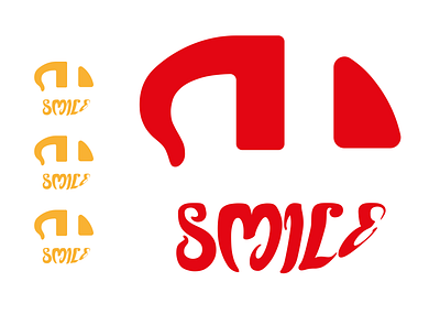 Smile Brand graphic design logo vector