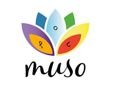 Muso Brand graphic design logo vector