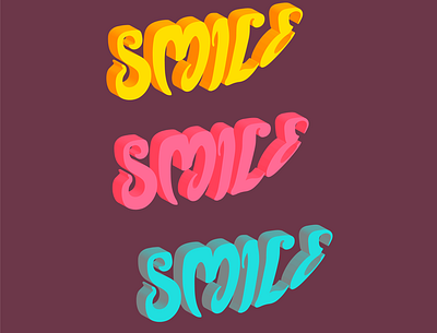 Smile brand based on Alice in wonderland design graphic design typography vector
