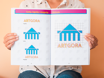 Corporate Identity Manual Artgora branding graphic design