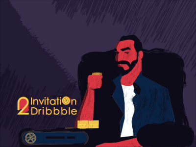 2 Invitation animation dribbble illustration motion