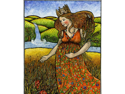 The Empress from The Mythic Tarot