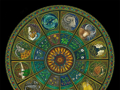 Zodiac astrology branding design horoscopes illustration logo zodiac