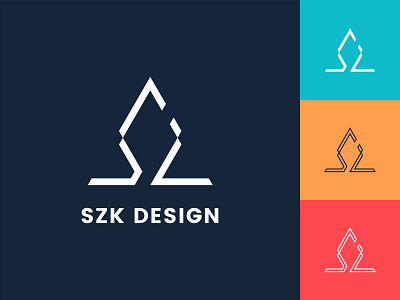 Personal logo | SZK DESIGN design illustration logo