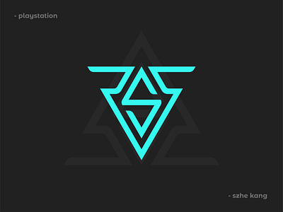 PS5 design illustration logo