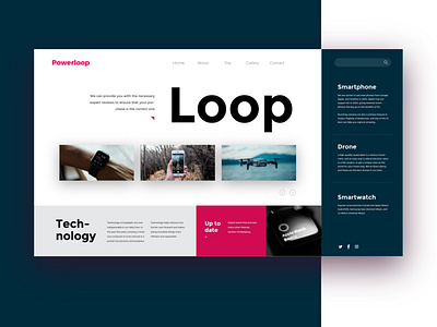 Loop landing page