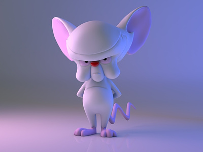 Are you pondering what I’m pondering? animaniacs brain character cinema4d design nomad nomadsculpt pinkyandthebrain sculpt warnerbrothers