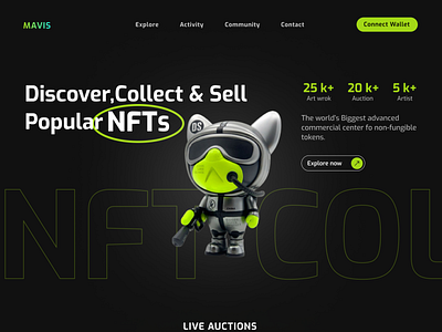 NFT Buy / Sell Website UI Design altcoin animation app bangladesh bitcoin branding crypto crypto website cryptocurrency design ecommerce ethereum graphic design illustration logo nft non fungible token ui web design website