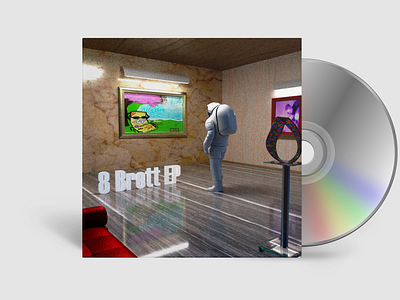 Album Cover 3d album case cd cover design grafic graphic design