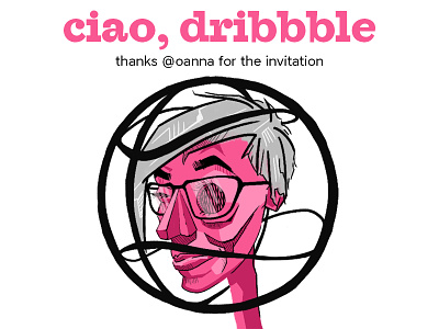 Hello, Ciao, Привет cage face glasses illustration illustrator logo mcbess person photoshop