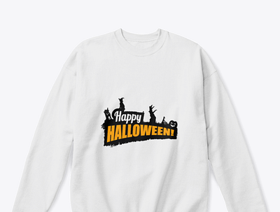 Happy halloween shirts & hoodies adobe photoshop branding graphic design illustration logo