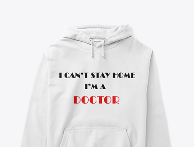 I can't stay home I'm a doctor adobe photoshop branding design graphic design illustration logo ui ux vector