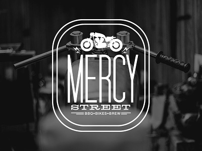 Mercy Street badge branding vector