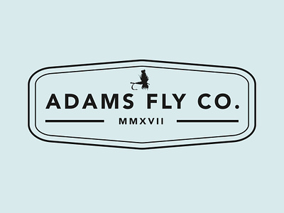 Adams Fly Co. branding design illustration illustrator logo outside typography vector