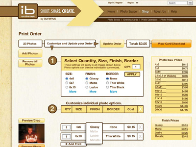 Order Page