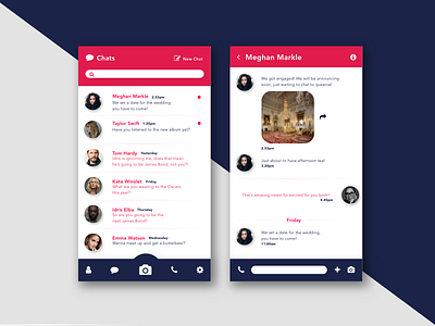 Daily UI Challenge 013 Direct Messaging