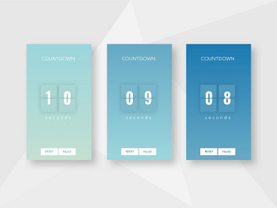 Daily UI Challenge 014 Countdown Timer