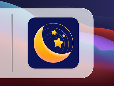 Moon Browser App Icon app browser design figma icon logo ui