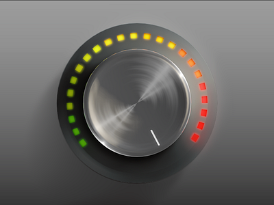 UI Rebound: Max Volume.. and then some. anisotropic color green knob look max metal real rebound red shadow volume yellow