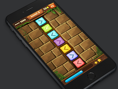 Game Concept action concept game ios swipe tetris tile