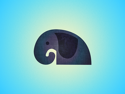 Elephant Icon animal cute elephant icon simple vector