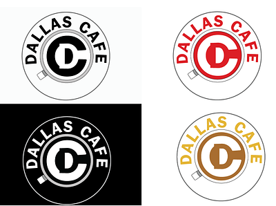 Dallas coffe shop – Logo adobe illustrator brand identity branding graphic design logo creation logo design