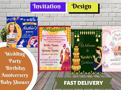 Design your invitation cards in any theme