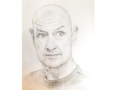 John Locke celebrity drawing pencil drawing portrait portrait drawing traditional art traditional drawing