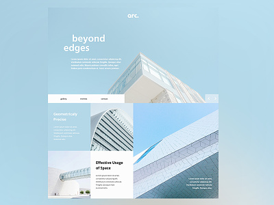 Architecture Website UI Design
