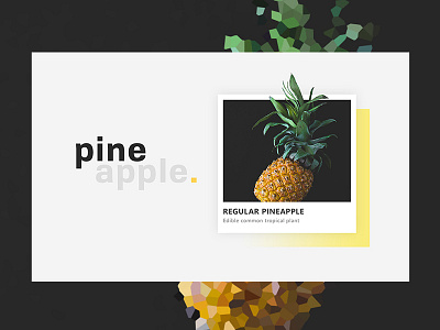 PINEAPPLE design fruit minimalist pineapple