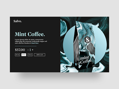 Salvo Coffee Packaging & Online Store